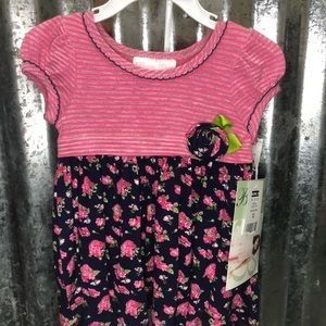 Bonnie Baby 2 piece floral Set 18 month New